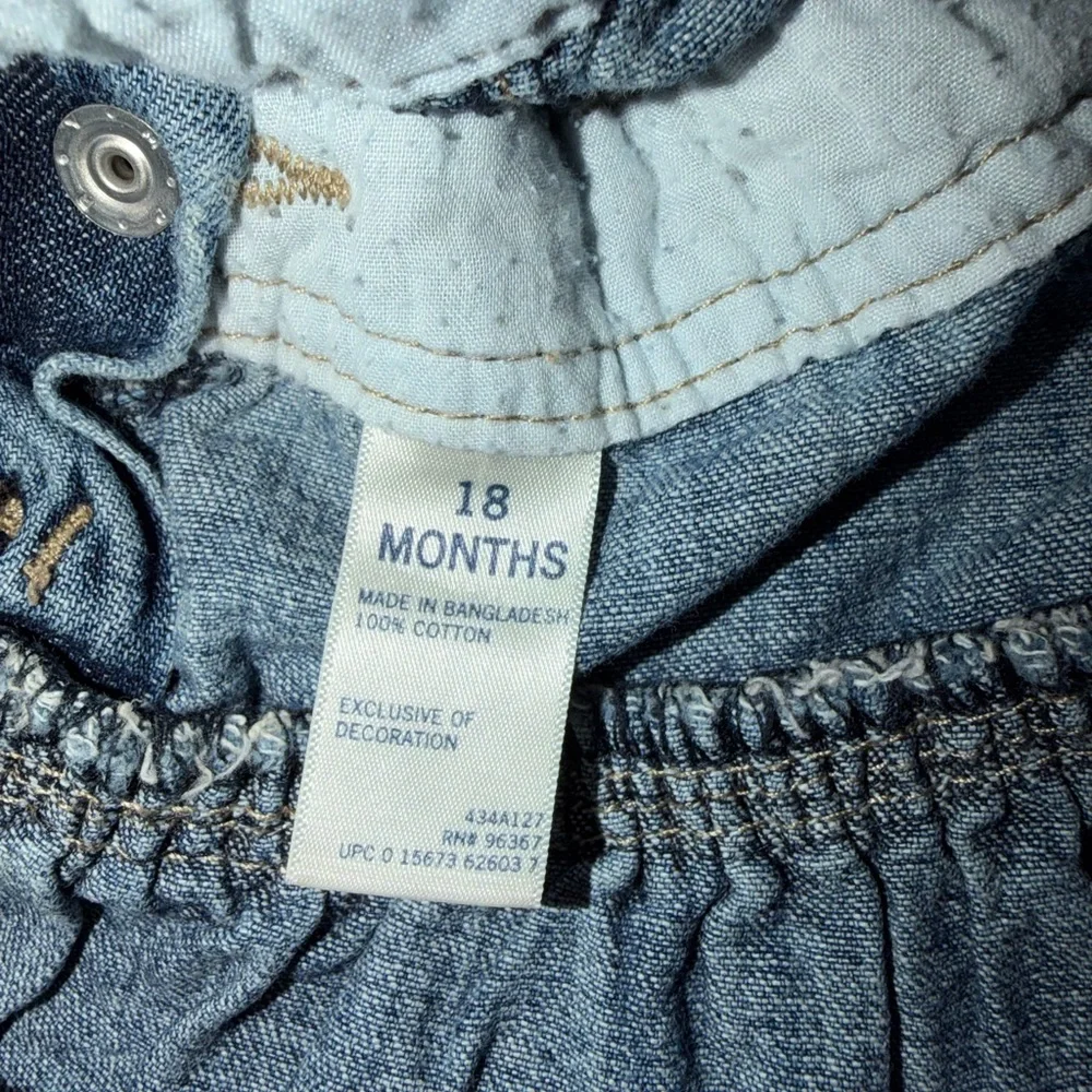 Vintage Oshkosh B'gosh Denim Overall Dress LOVE